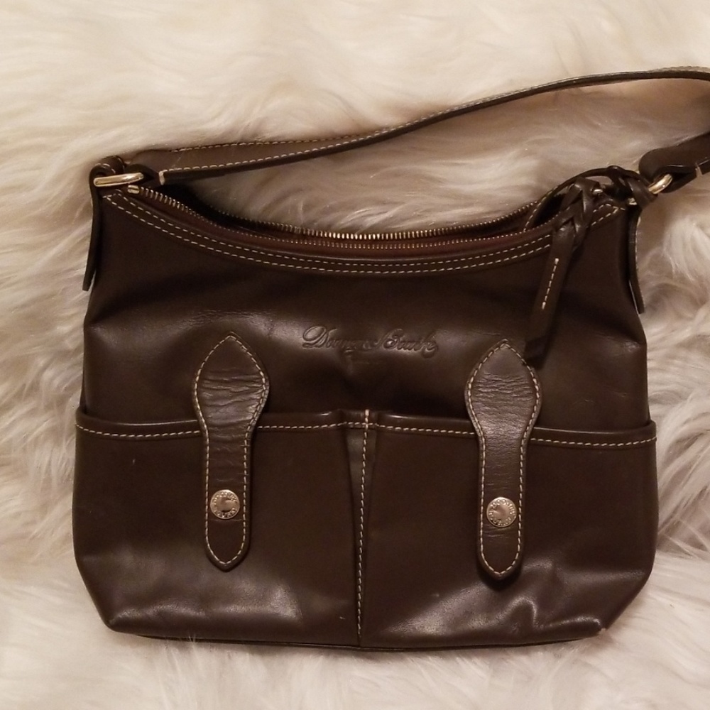 Dooney and Burke brown leather purse